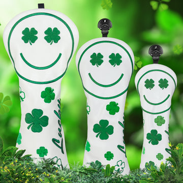 Green Smile Wood Head Cover Set